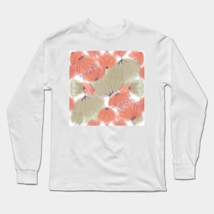 Vintage large flowers fall Long Sleeve T-Shirt